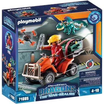 Žaidimų rinkinys „Dragons: Devynių Karalysčių Ikaris Keturkis“ Playmobil 71085