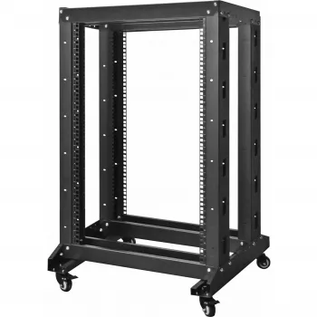 Laisvai pastatomas stovas Inter-Tech SRB-6618 18U juodas 400 kg talpa