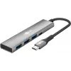 Goobay Slim 4 prievadų USB-Hub USB-C į USB-A 5 Gbit/s - kištukas 1x (76562)