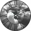 NeXtime klok 3037 Clouds, Ø39 cm, sieninis, juodas