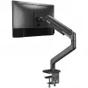 Monitorio laikiklis DIGITUS Single, spaustuvinis, iki 49 colių (124,5 cm), 20 kg, VESA 75x75–100x100, pakreipimas -20° iki 50°, aukščio reguliavimas, juodas