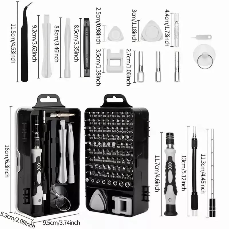 Extralink precizinių atsuktuvų rinkinys, Torx 115 viename
