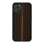Dėklas Man and Wood iPhone 12 Pro Max – juodas kaip juodmedis, apsauginis kietas korpusas