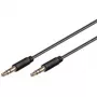 Wentronic Goobay 3,5 mm garso jungiamasis laidas, 1 m - 3,5 mm kištukas (3 kontaktai, stereo) > 3,5 mm kištukas (3 kontaktai, stereo) (69117)