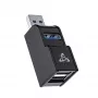 USB šakotuvas SBOX H-606 — 3 prievadai USB-A (1x USB 3.0, 2x USB 2.0)