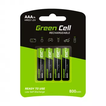 Įkraunama baterija Green Cell GR04 AAA NiMH 1,2 V 800 mAh 4 vnt.