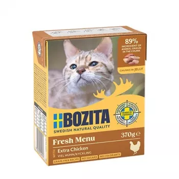 Šlapias kačių ėdalas BOZITA Moist Food 4917 – vištiena, 370 g, suaugusioms katėms, hipoalerginis