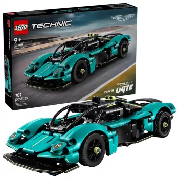 LEGO Technic konstruktorius Aston Martin Valkyrie modelis 1:8 masteliu, 707 detalės, rekomenduojamas amžius 9+