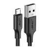 Ugreen 60137 USB laidas USB 2.0 1.5 m USB A Micro-USB A Juodas
