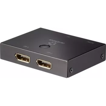 Renkforce 2 prievadų DisplayPort jungiklis abipusis 3840 x 2160 pikselių (RF-3795624)