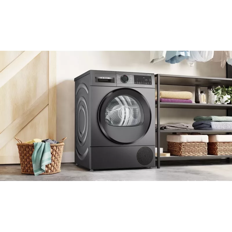 Bosch WQG245DXSN Šilumos siurblio džiovinimo mašina 9 kg