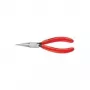 Knipex reguliavimo replės 135 mm tiesios, plokščios, siauros, su odiniu dangteliu
