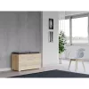 Batas uždaras Top e Shop OPAL SZAFKA SONOMA — ąžuolas, 850×450 mm, medžio drožlių plokštė, 16 mm rėmas