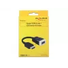 Delock 65587 HDMI-A kištukas į VGA (D-Sub 15) lizdą adapteris su garsu, juodas/baltas