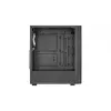 PC korpusas AEROCOOL PGS DESIGNER-G-BK-v1 ATX midi bokštas, grūdintas stiklas, 4 RGB ventiliatoriai, palaiko ATX, GPU 34,5 cm, CPU aušintuvas 158 mm