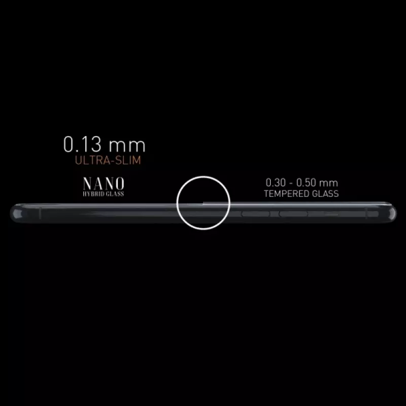 Grūdintas stiklas Nano Hybrid Glass Samsung Galaxy A72 — 9H kietumas, skaidrus