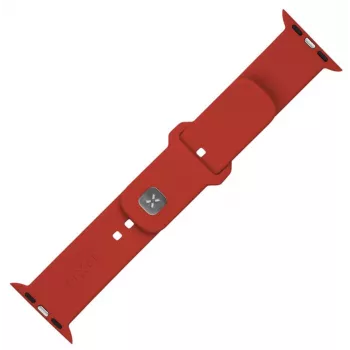Fiksuotas sportinis dirželio rinkinys Apple Watch 42/44/45 mm | 170-235 mm | Raudona | Silikonas