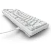 Klaviatūra Sharkoon SGK25 75% QWERTZ USB laidinė RGB LED balta
