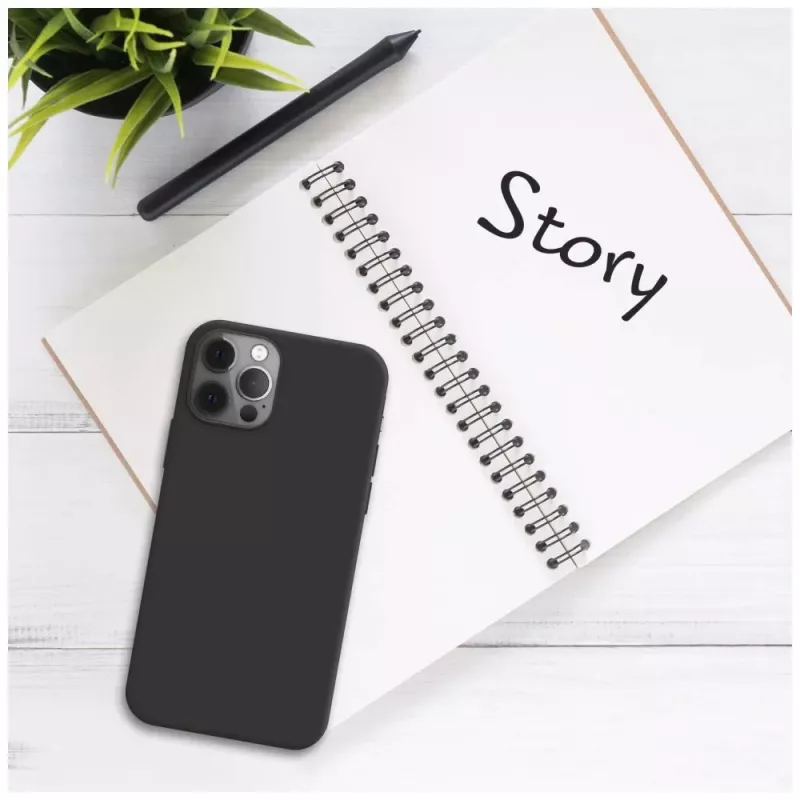 Fiksuotas Story | Galinis dangtelis | Xiaomi | Redmi Note 14 Pro+ 5G | Gumotas | Juodas