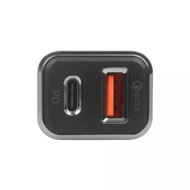 Automobilinis USB A+C greitasis įkroviklis QC TB ASTBXLU2USBACQC