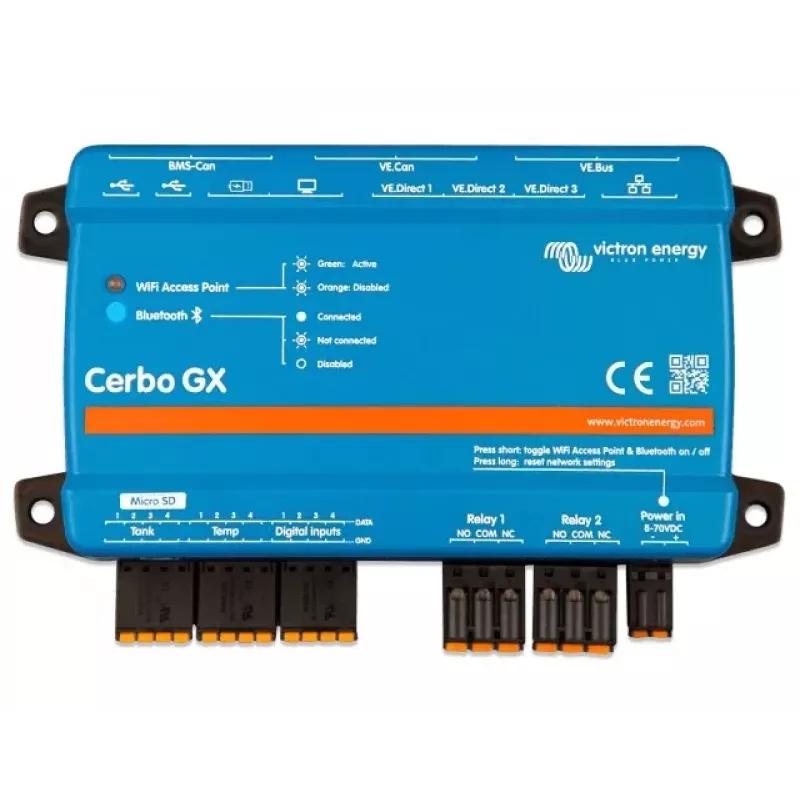 Cerbo GX MK2 Victron Energy BPP900450180 – išmanus stebėjimo ir ryšio valdiklis