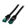 EFB-Elektronik RJ45 Patch Laidas Cat.6A S/FTP LSZH juodas 10m (MK6001.10B)
