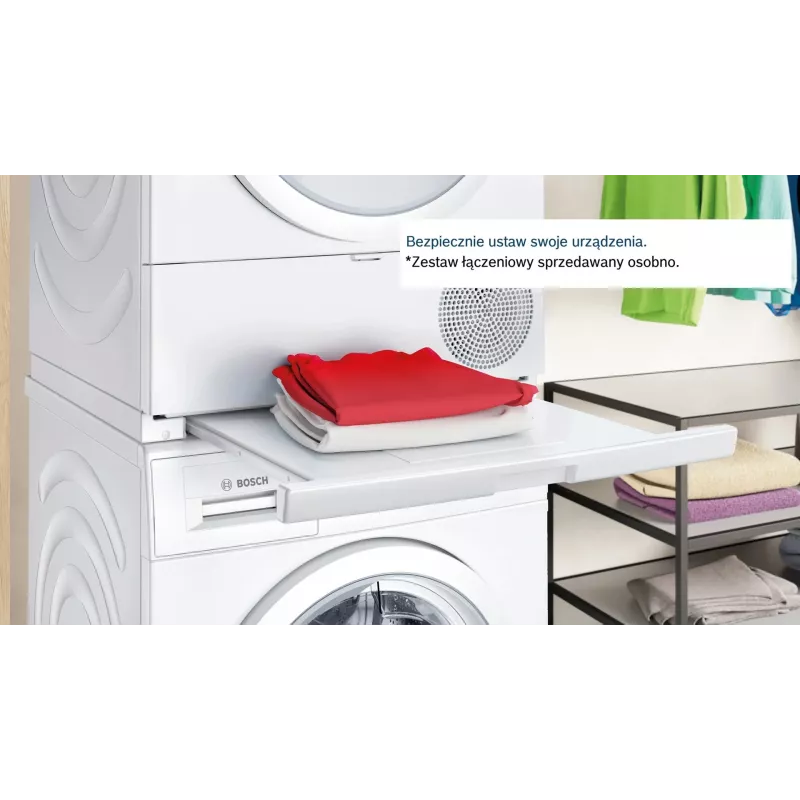 Bosch WTH86277PL Kondensacinis šilumos siurblio džiovintuvas 8 kg Baltas