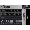Akyga AK-S1-300 300 W SFX maitinimo blokas, pasyvusis PFC, 80 mm ventiliatorius, juodas