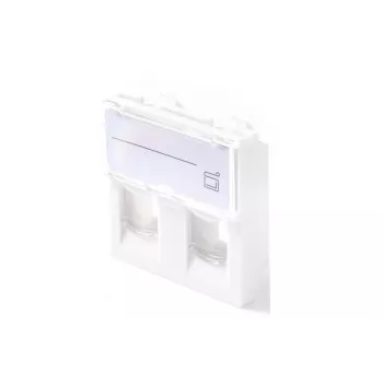 Sieninis lizdas Lanview LKS830 45x45 mm 2 prievadų Ethernet