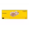 Stalo organizatorius DeLOCK 18341 skaidrus rudas plastikas 145x250x85 mm