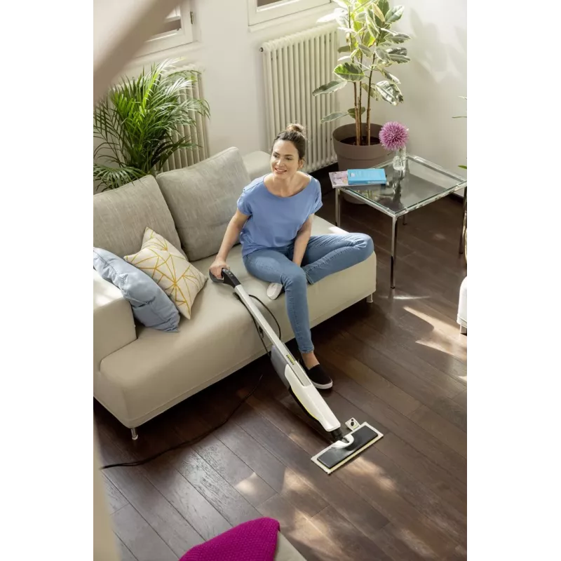 Kärcher SC 2 UPRIGHT Garų šluotuvas 0.4 L 1600 W Juoda, Balta