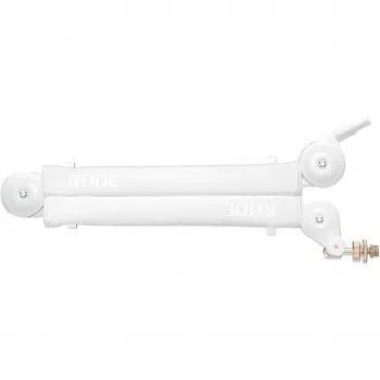 Mikrofono rankena RØDE PSA1 White – reguliuojamas studijinis laikiklis, 840 mm aukštis, sukamas laikiklis, kabelių valdymas
