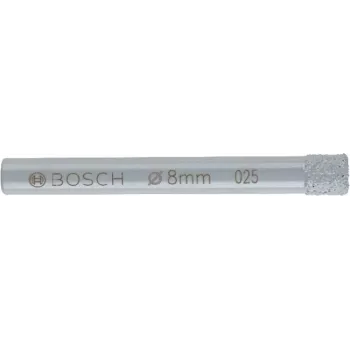 Deimantinis gręžtuvas Bosch Dia-Bohrer EXPERT keramikai 8 mm, šlapias gręžimas, MPN 2608599050