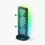 Nanoleaf Pegboard Lighted Desk Dock – apšviestas stalo stovas su moduline lenta