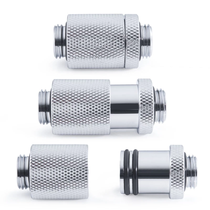 Alphacool ES D-Plug chromuotas žalvarinis radiatoriaus jungtis 2 cm 44 g
