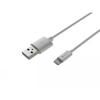 Laidas Lightning (m) -> USB-A (m) 2 m MFi Prati baltas Natec NKA-2149