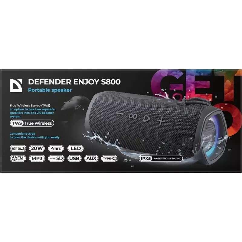 Belaidis garsiakalbis DEFENDER ENJOY S800 20W