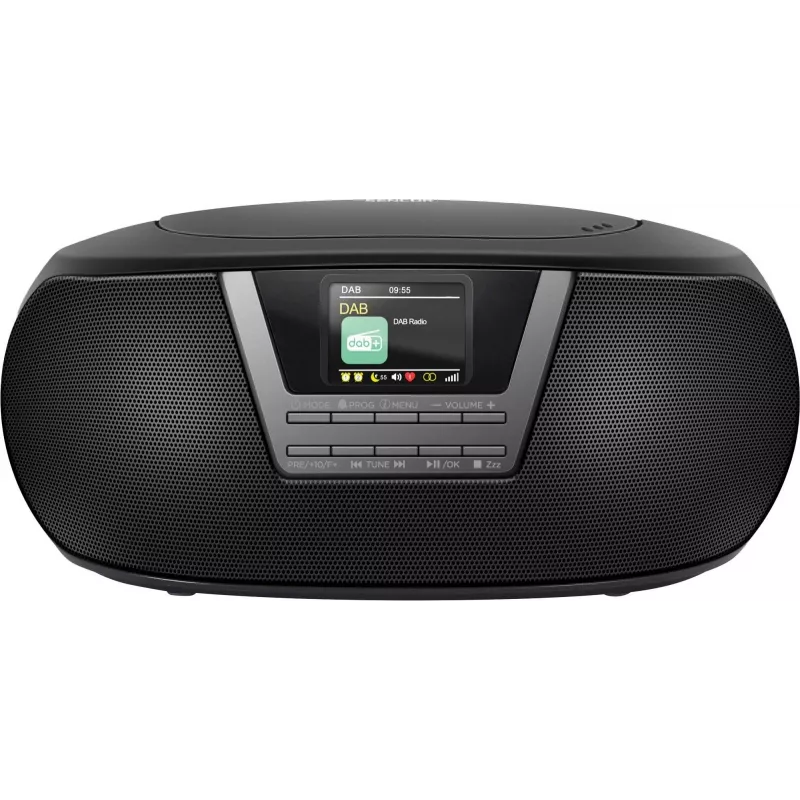 Muzikos sistema SENCOR SPT6200DB su CD/MP3, USB, Bluetooth 5.3 ir DAB+ imtuvu, 3W RMS, 1,77 colio TFT ekranu