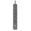 TRACER Power Line+ apsauginis ilgintuvas su USB 1,5 m (4 kištukiniai lizdai + 3x USB-A, 5V 2,4A)