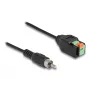 DeLOCK Laidas RCA kištukas į gnybtų bloką su mygtuku 15 cm