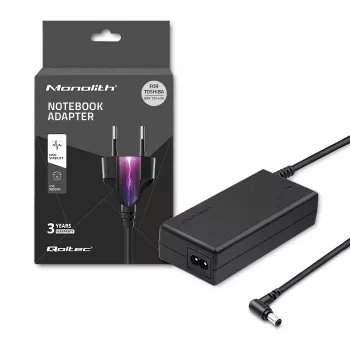 Qoltec 50076 maitinimo adapteris / keitiklis 90W, juodas, vidaus naudojimui