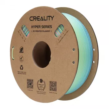3D spausdinimo filamentas Creality PLA 1,75 mm, 1 kg – Mėlyna/Žalia/Rožinė (Creality 3301010424)