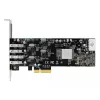 DeLOCK 89365 vidinė sąsajos plokštė, USB 3.2 Gen 1, PCIe, 4 išoriniai prievadai