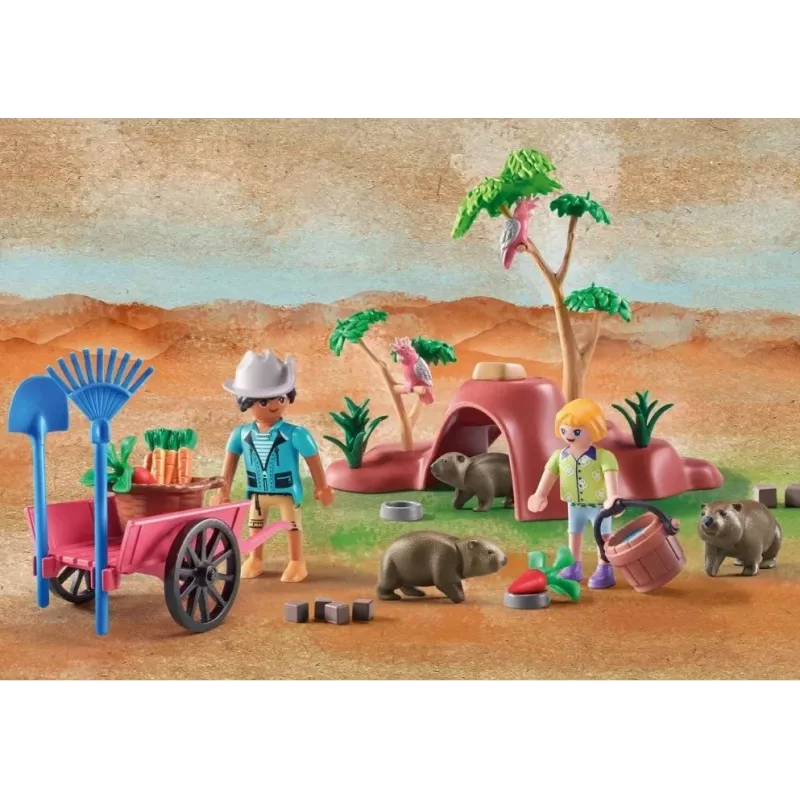 Wiltopia 71625 Vombato prieglobsčio figūrėlių rinkinys