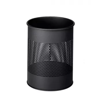 Durable šiukšlių dėžė popieriui – apvali – 15 L – plieninė