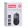 Activejet AMY-083 laidinė pelė USB (optinė; 1000 DPI; juoda)