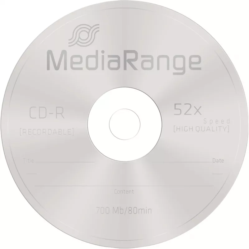 CD-R MediaRange MR214 700 MB 52x 10 vnt.