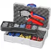 KNIPEX 97 90 13 įrankių rinkinys laidų antgaliams užspausti, Twistor16®, TANOS MINI-systainer® dėkle, įvairiaspalvis