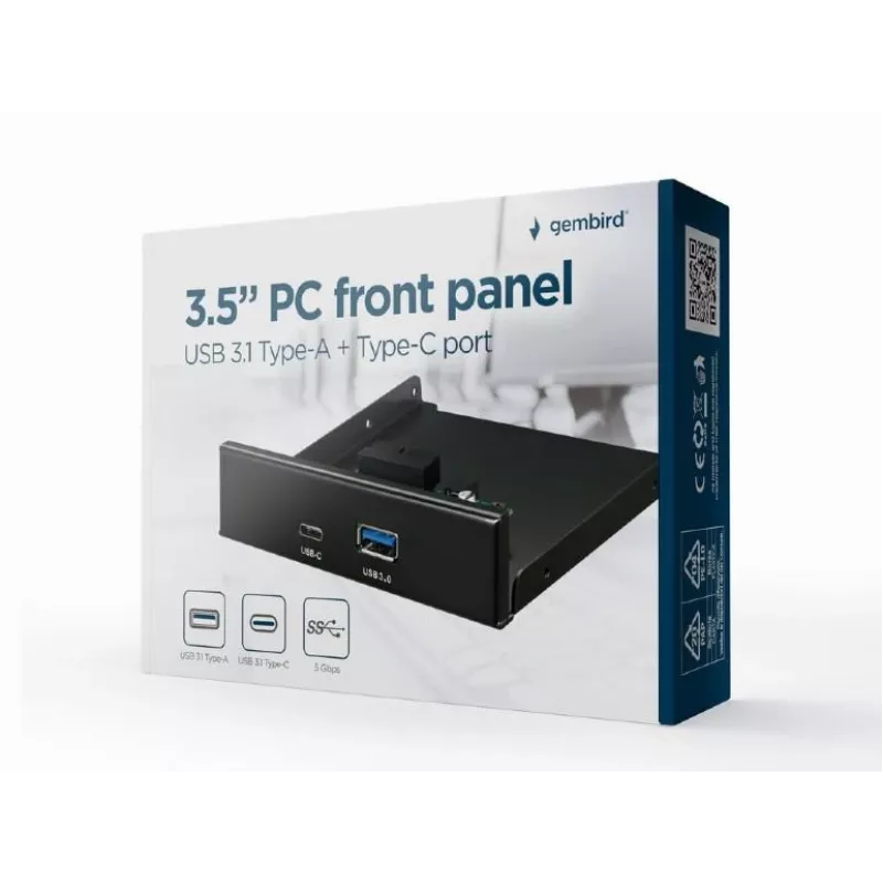 Korpuso priedas priekinis 3.5 PANELIS/USB 2P FDI3-U3C-01 Gembrid