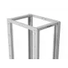 Atviras stovas 19 42U 600x1000 pilkas Lanberg